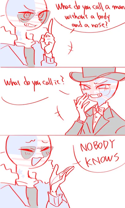 #CountryHumans 
パンはパンでも食べられないパンは何でしょう 