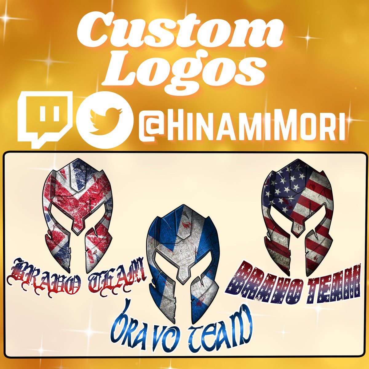 Just finished up these Custom-made logos for the Bravo Team that I got commissioned to design logos for their streamers! So happy with how they came out 🥰 #digitalart #DigitalArtist #emoteartist #logoartist #LogoDesign #commission #etsy #etsyshop #etsyshopowner #streamer #stream