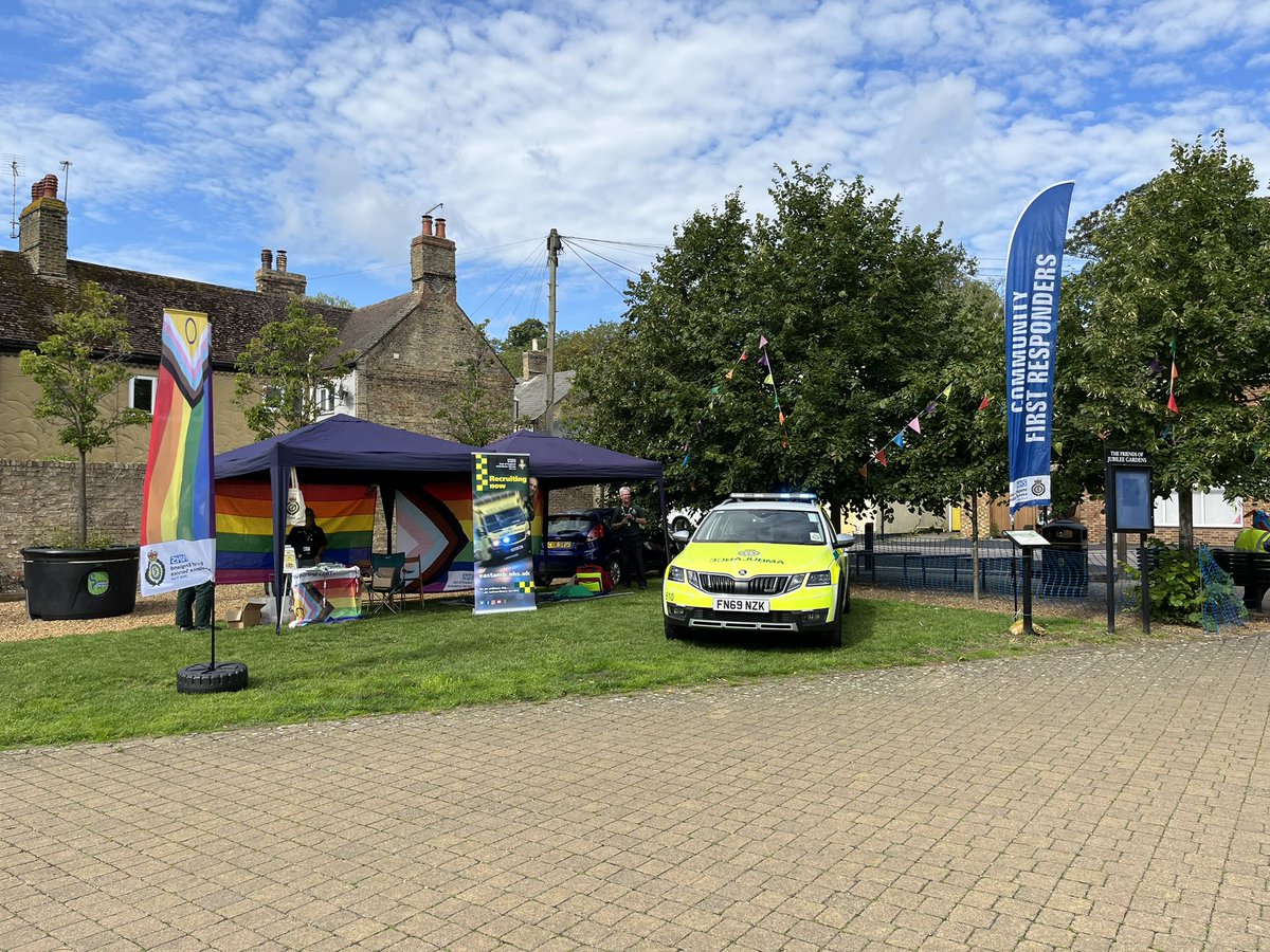 We’re at <a href="/PrideEly/">Pride in Ely, Cambridgeshire</a> today. Lots of great engagement with the community. Come and join us if your in the area. <a href="/EastEnglandAmb/">EEAST Ambulance Service</a> #Pride2023 #CommunityEngagement #WeAreEEAST