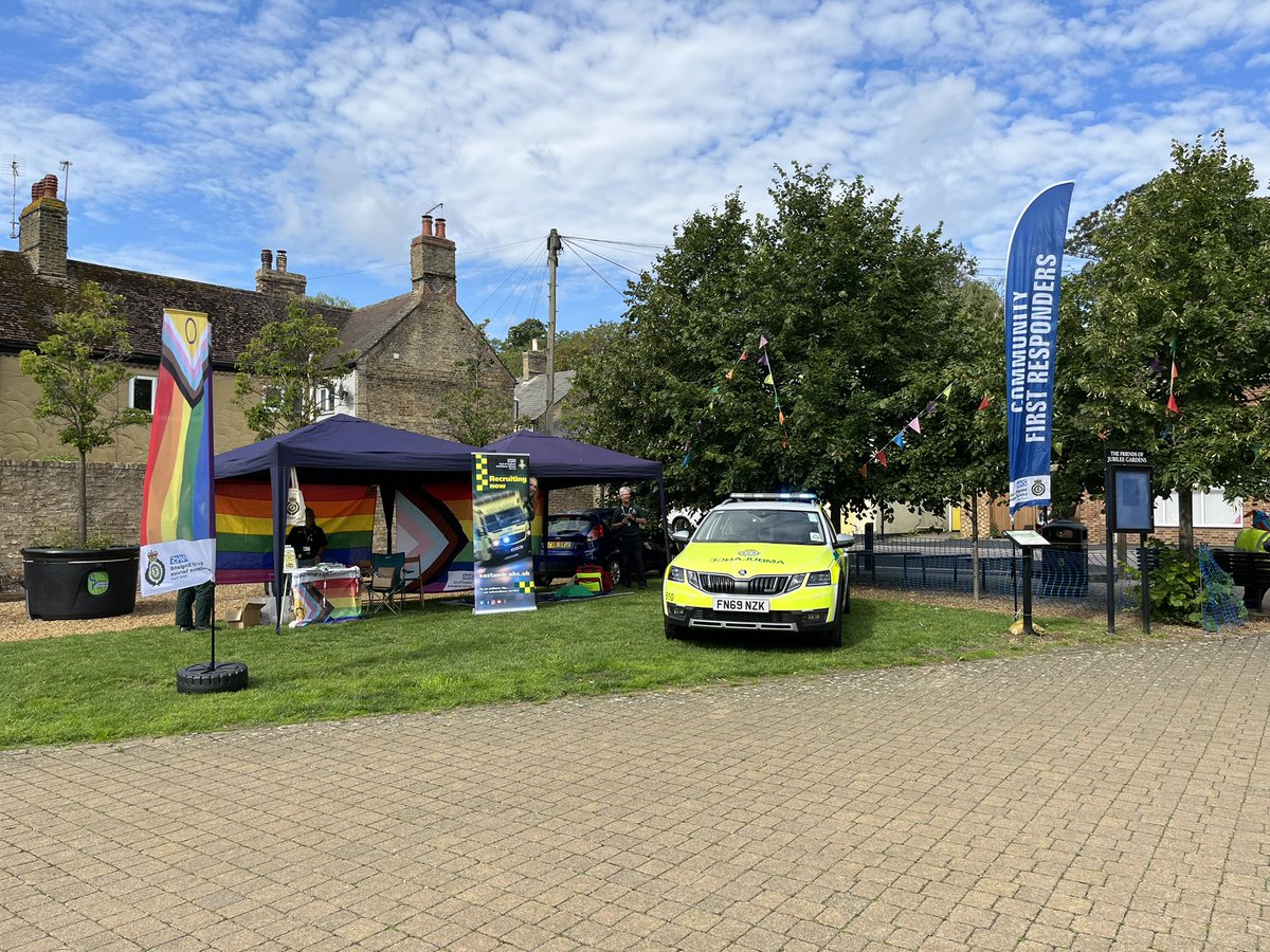 We’re at @PrideEly today. Lots of great engagement with the community. Come and join us if your in the area. @EastEnglandAmb #Pride2023 #CommunityEngagement #WeAreEEAST