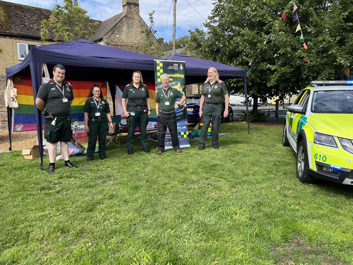 EEAST_LGBT's tweet photo. We’re at @PrideEly today. Lots of great engagement with the community. Come and join us if your in the area. @EastEnglandAmb #Pride2023 #CommunityEngagement #WeAreEEAST https://t.co/YwYpLpCsER