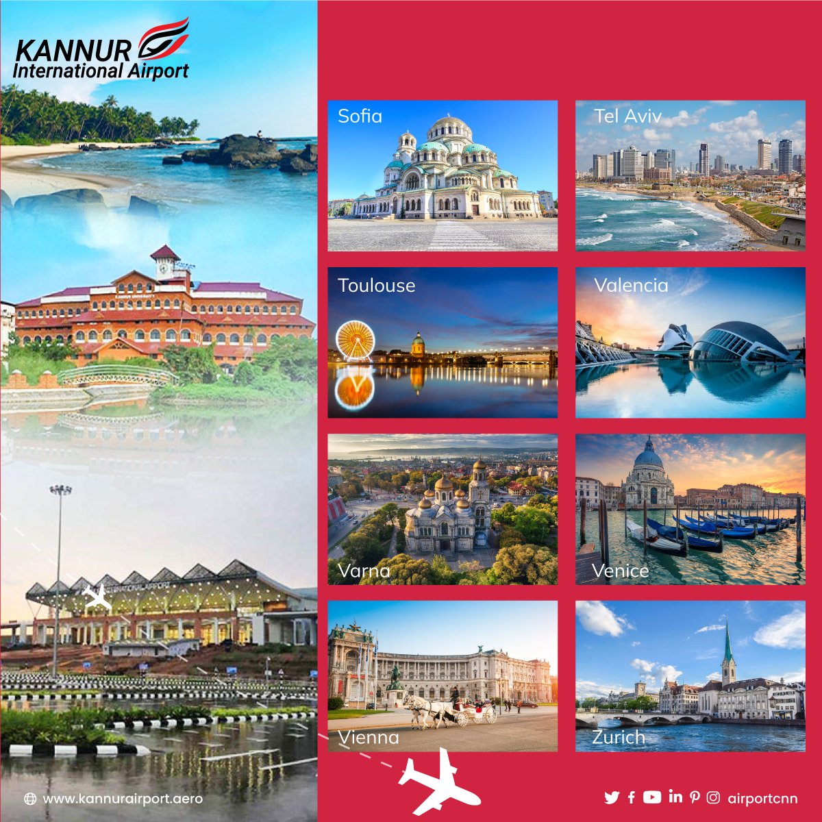 airportCNN's tweet photo. Additional connecting flights offered by IndiGo from Kannur through codeshare with Turkish Airlines.
#flywithkial #KannurAirport #kannurinternationalairport #airportCNN #connectingflight #indigo #turkishairlines #travelmore #exploremore https://t.co/JiUBJ1Qudb