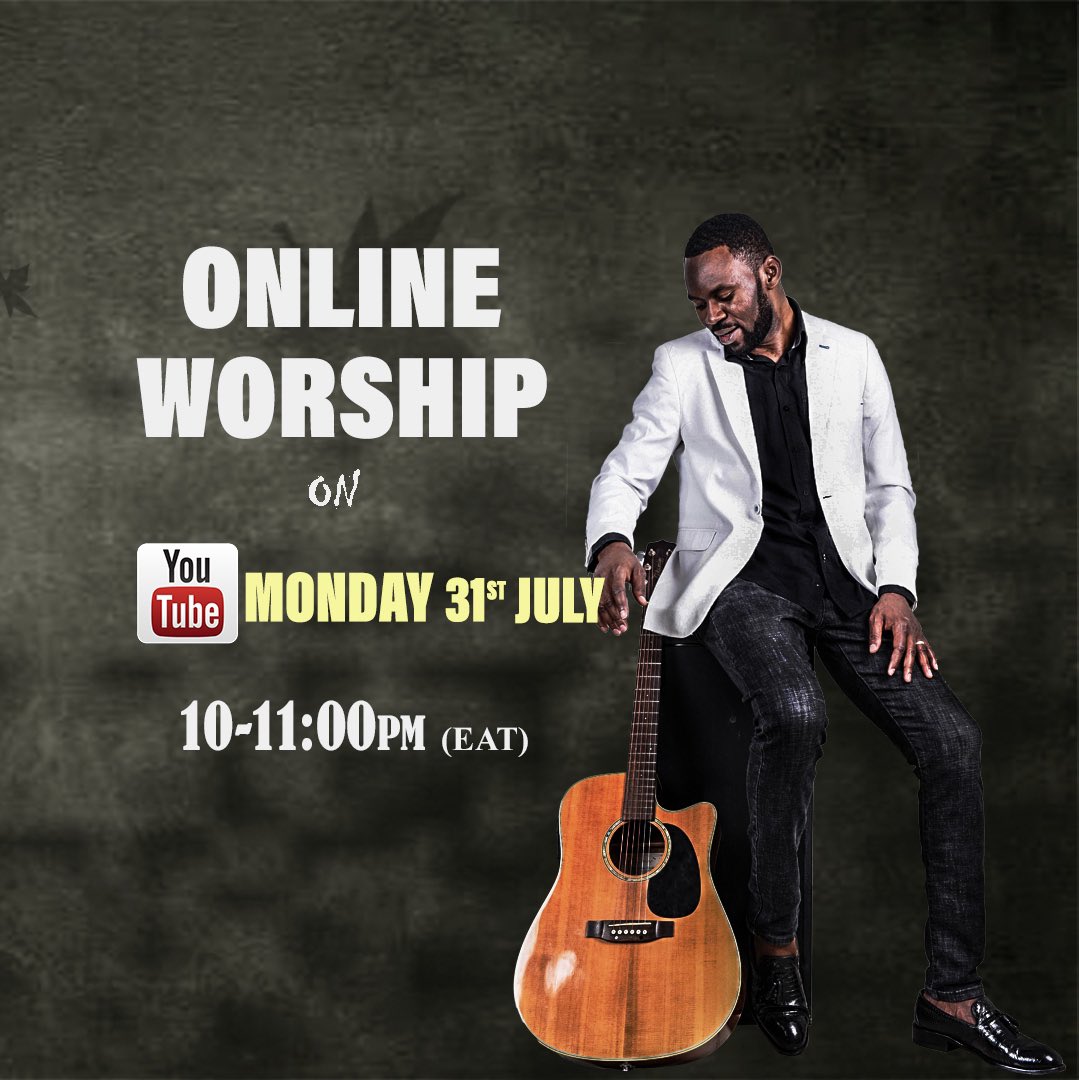 This time around we will finish the month of July worshiping. Let’s come together on Monday from 10-11pm to worship God as we look forward the new month!
.
.
#onlineworship #onlinemusic  #churchmusic