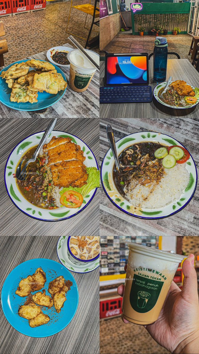 skinbrotha's tweet photo. Di Bogor ada cafe underrated tempatnya strategis di tengah kota, menunya variatif kek masakan rumahan, ga berisik juga, harganya murah2 💯

Spend < 50k bisa dapet minum, cemilan, sama main course. KENYANG BRUTAL🥹👍🏻 gw sampe balik trs kesini

📍Keistimewaan Sajian Toean, Bogor https://t.co/o74Vly9EvD