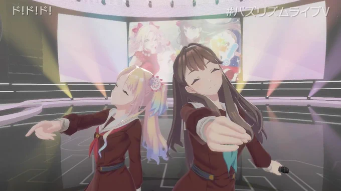 キャラクター性の高い曲を楽しく歌って踊ってくれるの最高! #バズリズムライブV