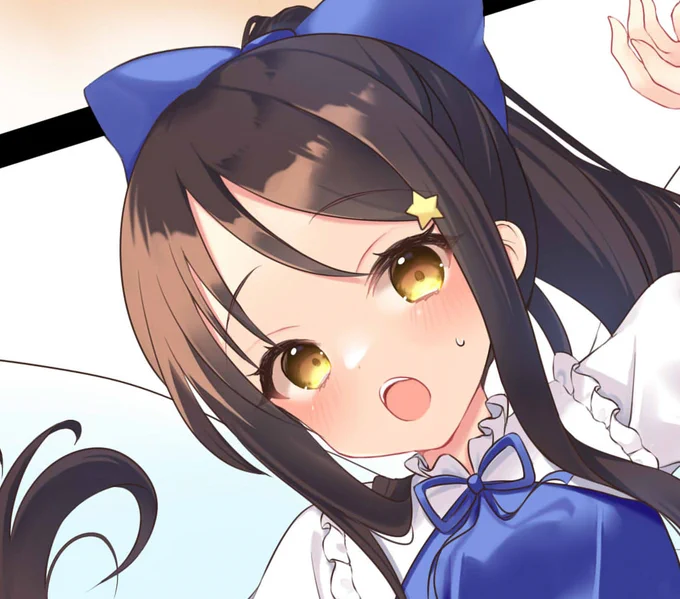 コミッションで描かせていただいたスターサファイアちゃんですありがとうございました～ 