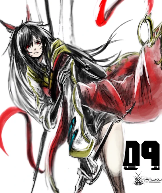 #見た人は無言で黒髪を載せるわぁい 