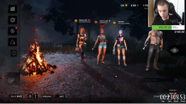Santerpaws20's tweet photo. The wonderful @Sharkie2405 &amp; HayleyJanexo are an hour into a 24 hour stream in aid of Santerpaws.
Currently playing #DeadbyDaylight over at https://t.co/WXU0TZKIlq .. and he's broken out the food already .. being #poweredbypringles @Pringles #StreamerCommunity #twitchstreamer https://t.co/haNI9h5KvR
