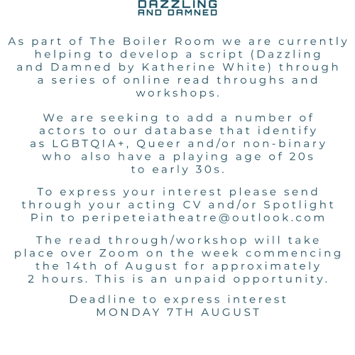 Peripeteia Theatre Company tweet media