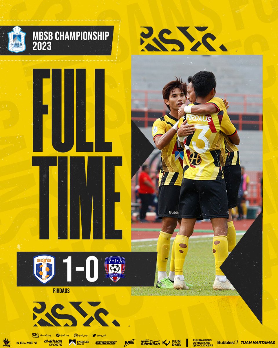 fc_sains's tweet photo. FULL TIME RESULT.

Sains FC 1 - 0 PIB FC

Jaringan tunggal perlawanan dijaringkan oleh firdaus azizul. 

Alhamdulillah 3 mata berharga menjadi milik kami. https://t.co/s6QRp45ewg