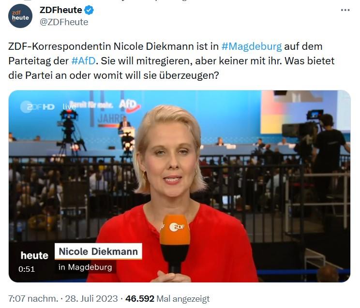 Suppensalz's tweet image. Warum will @nicolediekmann mitregieren und was haben alle anderen gegen diese Frau? Der Parteitag der @AfD bleibt voller offener Fragen. 🤔

#AfD #ZDF #Diekmann #Magdeburg