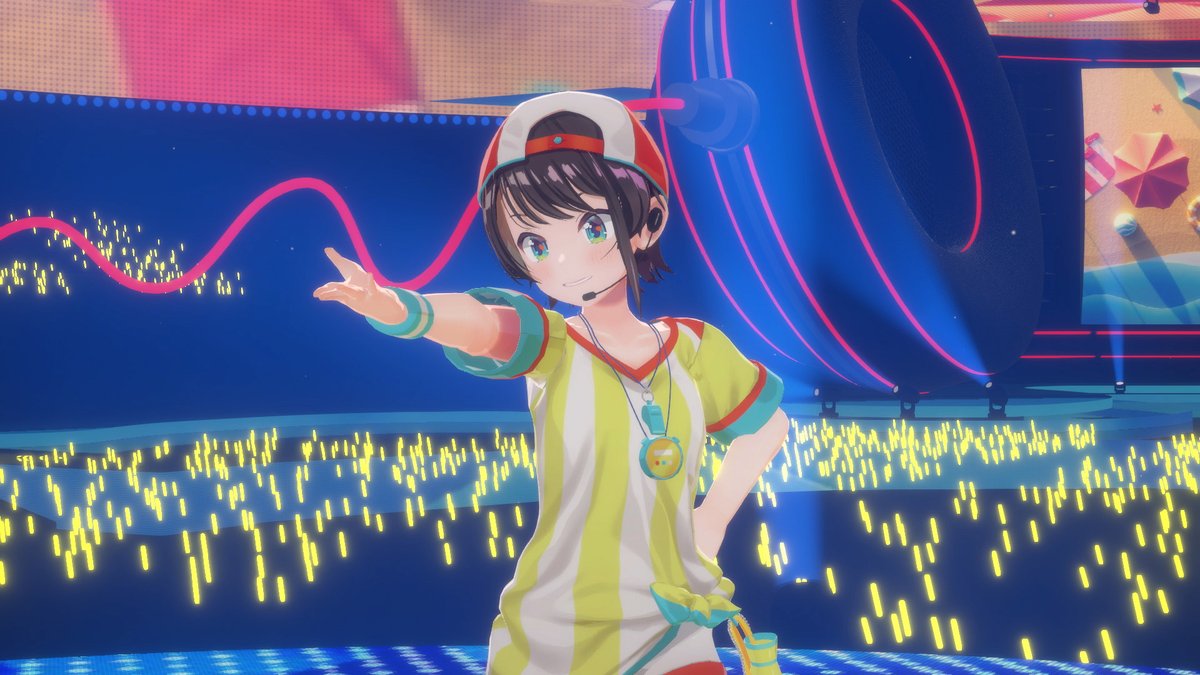 clan_vtuber's tweet photo. 大空スバルさん 出演中！
15分間メドレー🔥

#バズリズムライブV 公演中⚡
🔗https://t.co/gO0xXcFQUv https://t.co/gapYmOviBz