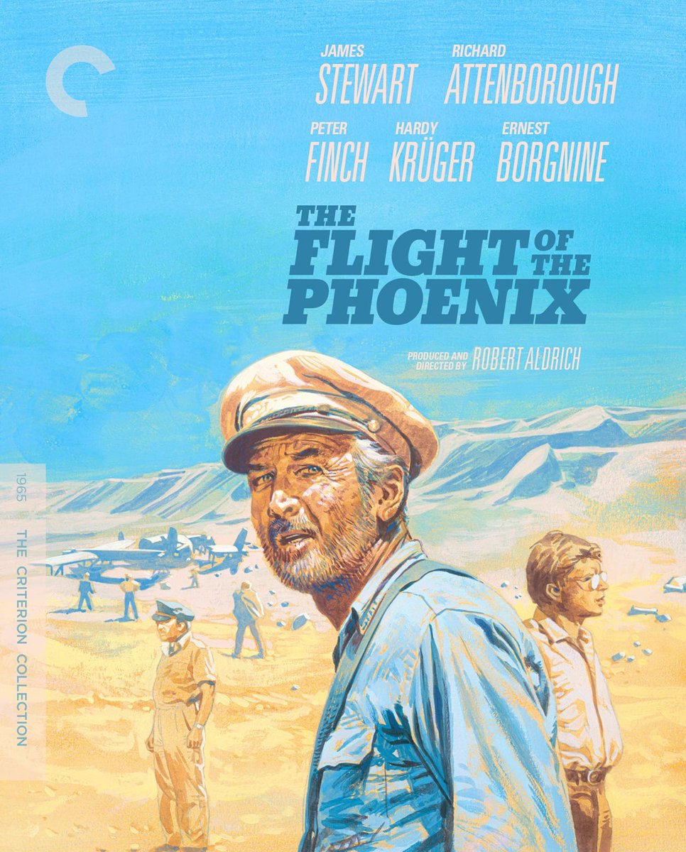 Flight of the Phoenix ('65)
⭐️⭐️⭐️⭐️
We don't celebrate #RobertAldrich enough, in my opinion. One of the finest directors of all-time meticulously crafts one of the greatest.. and sadly, most forgotten adventure films of the Golden Age. A perfect off-kilter role for #JimmyStewart