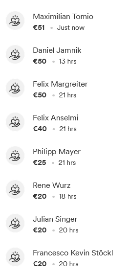 Hab gehört die top donation bekommt ein Danny Sheeran privatkonzert bei KFC und Kerzenlicht