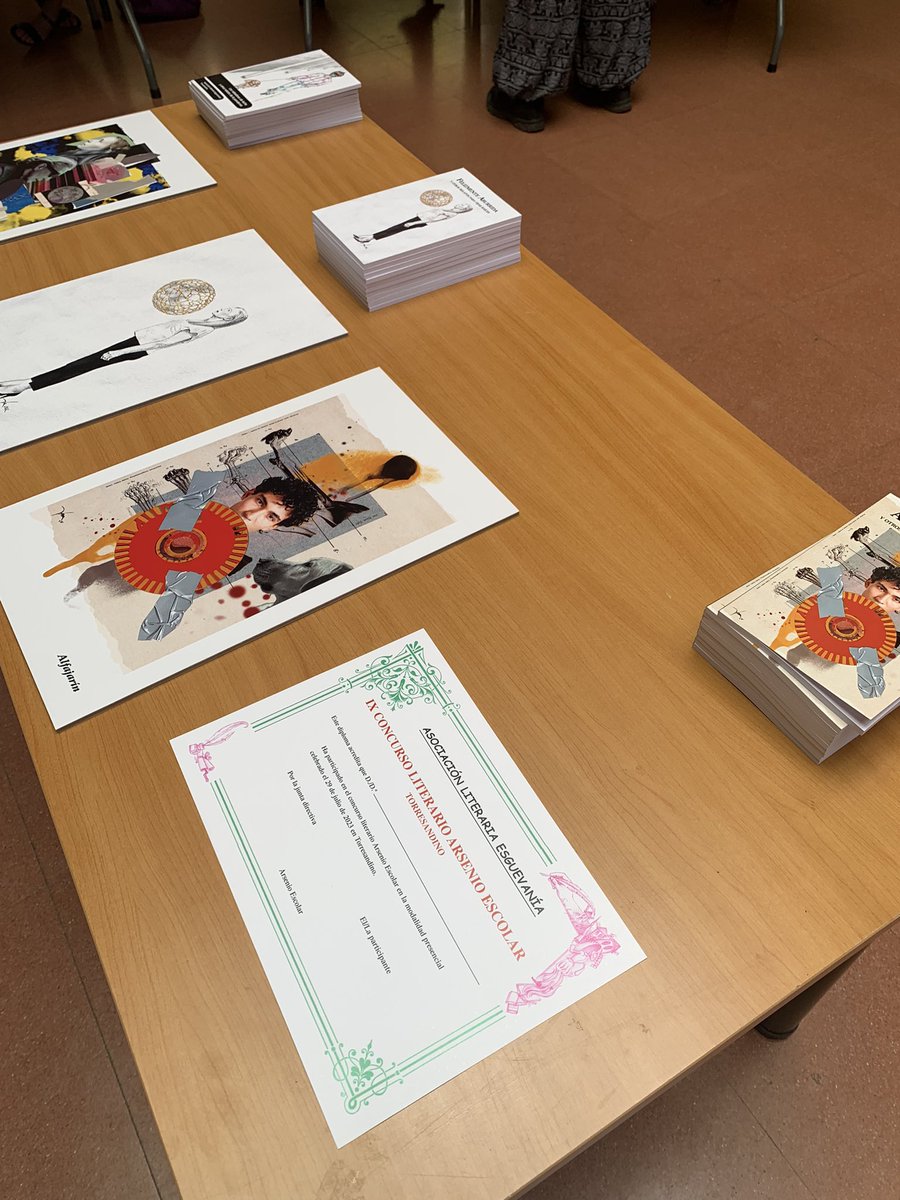 arsenioescolar's tweet photo. Fiesta de jóvenes escritores en Torresandino.
El concurso literario de @esguevania ya llega a su novena edición. Hoy, con la modalidad presencial de las categorías infantil y juvenil. El 19/08 entregaremos todos los premios, incluidos los de categoría absoluta.
@archiletras https://t.co/gYcLV1CVrm