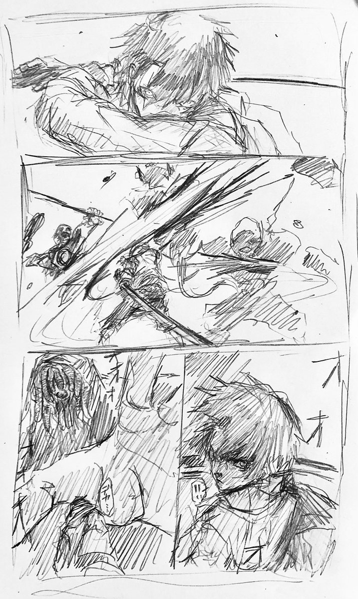 #おまえらの渾身の戦闘シーンを貼れ  描くのは楽しい。(描けない)