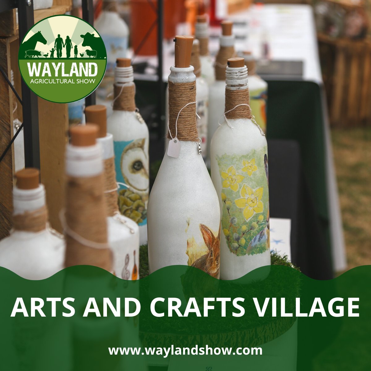 WaylandShow's tweet photo. In our Arts and Crafts marquee, crafts people from near and far display a wide range of wares! This gives visitors the opportunity to see rural crafts, as well as providing a vital platform for rural businesses, countryside followers and crafts-persons to promote themselves. https://t.co/ZcU4Om79zb