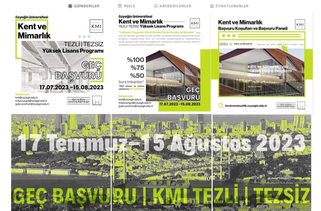 turguth1's tweet photo. OZU-KMI 'Kent ve Mimarlik'Tezli ve Tezsis Y.LISANSbasvuru suresi 17Temmuz-15 Agustos. https://t.co/g0MBCTE7vs