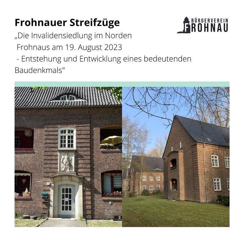 Invalidensiedlung im Norden Frohnaus. Frohnauer Streifzug am 19.8.2022 um 10:30 Uhr der Bushaltestelle des 125.
Die Teilnahme an den Streifzügen ist kostenlos. Anmeldung unter vorstand@buergerverein-frohnau.de #Frohnau
frohnauer-buergerverein.com/neuigkeiten