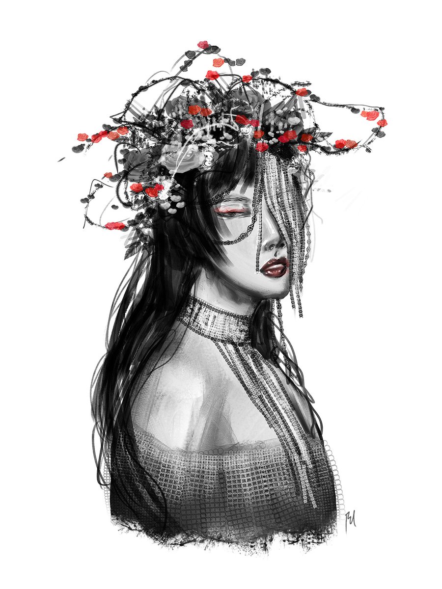 moodscape's tweet photo. Quick sketch, testing out some custom brushes #digitalart #sketch https://t.co/9cTMeNloYx