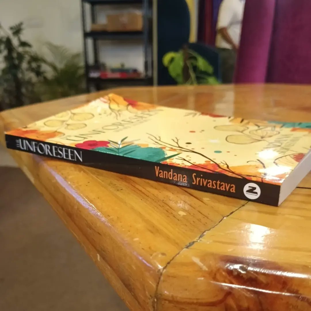 thebookplatter's tweet photo. 🤩 The Unforeseen on the shelves (and tables) @dialogues.space. It feels amazing to be nestled among the likes of Baldacci and Wodehouse! 
At Koramangala and JP Nagar.

A special thanks to Nishita!

#theunforeseen #dialoguescafe https://t.co/JDwarVJXh4