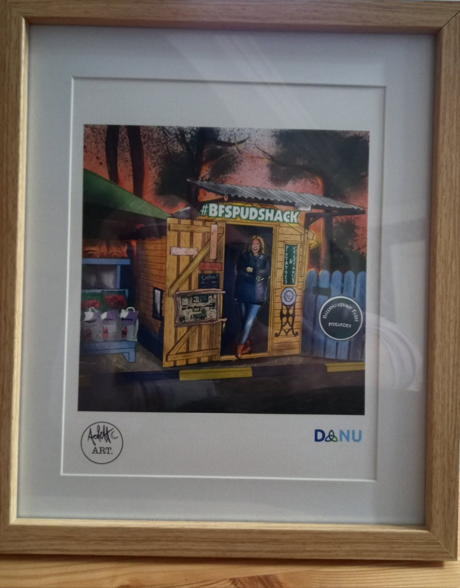 We would like to wish Roann &amp; Sean huge success in their new business <a href="/MyDanu_/">Danu</a> 
Myself &amp; David are very honoured to be the first print in their #BoyneValley series. It was a big surprise for us &amp; means the world. Check out mydanu.com going live at 2pm today ❤️