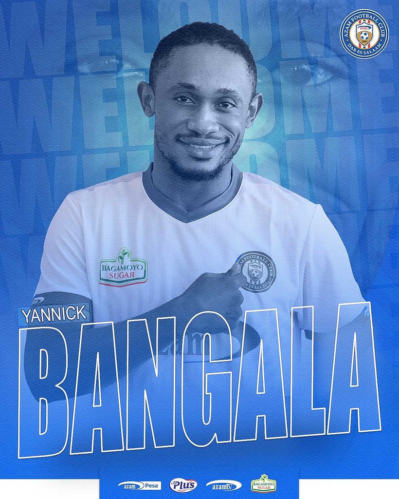 azamfc's tweet photo. 🚨 D O N E D E A L 🚨

Tumefikia makubaliano na klabu ya Yanga ya kumnunua, mchezaji kiraka, Yannick Bangala na amesaini mkataba wa miaka miwili baada ya kufuzu vipimo vya afya.

Bangala karibu Mbagala! ⚪️🔵🍦

#weareazamfc #timuborabidhaabora https://t.co/gEy2QGpX6X