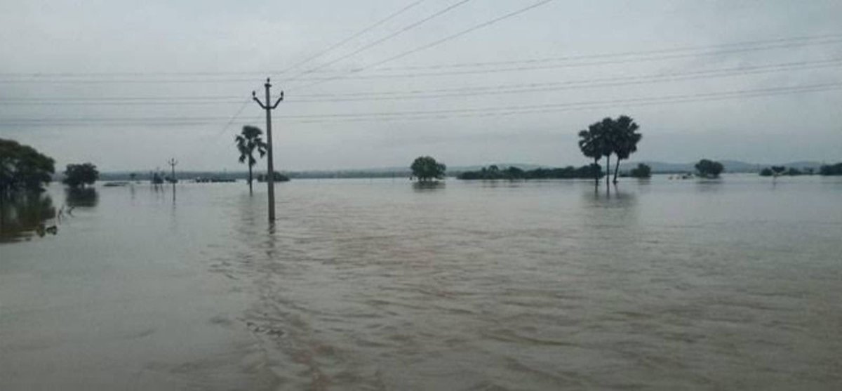 RSPraveenSwaero's tweet photo. కెసిఆర్ గారు మీరు గర్వంగా చెప్పుకునే కాలేశ్వరం ప్రాజెక్టు ప్రాంతంలో ముంపు ప్రాంతాలను కూడా సరిగా గుర్తించక పోతిరి. మంచిర్యాల, భూపాలపల్లి జిల్లాల్లో మీరు సేకరించిన భూమికంటే రెట్టింపు ప్రాంతం  ముంపుకు గురవుతోంది. ఈ విషయాన్ని రైతులు మీకు ఎన్నిసార్లు చెప్పినా పట్టించుకున్నది లేదు. రైతులను గోసపెట్టకండి. జర ఇప్పుడైనా పట్టించుకోని వారి సమస్యను పరిష్కరించండి. లేకపోతే గద్దె దిగండి.