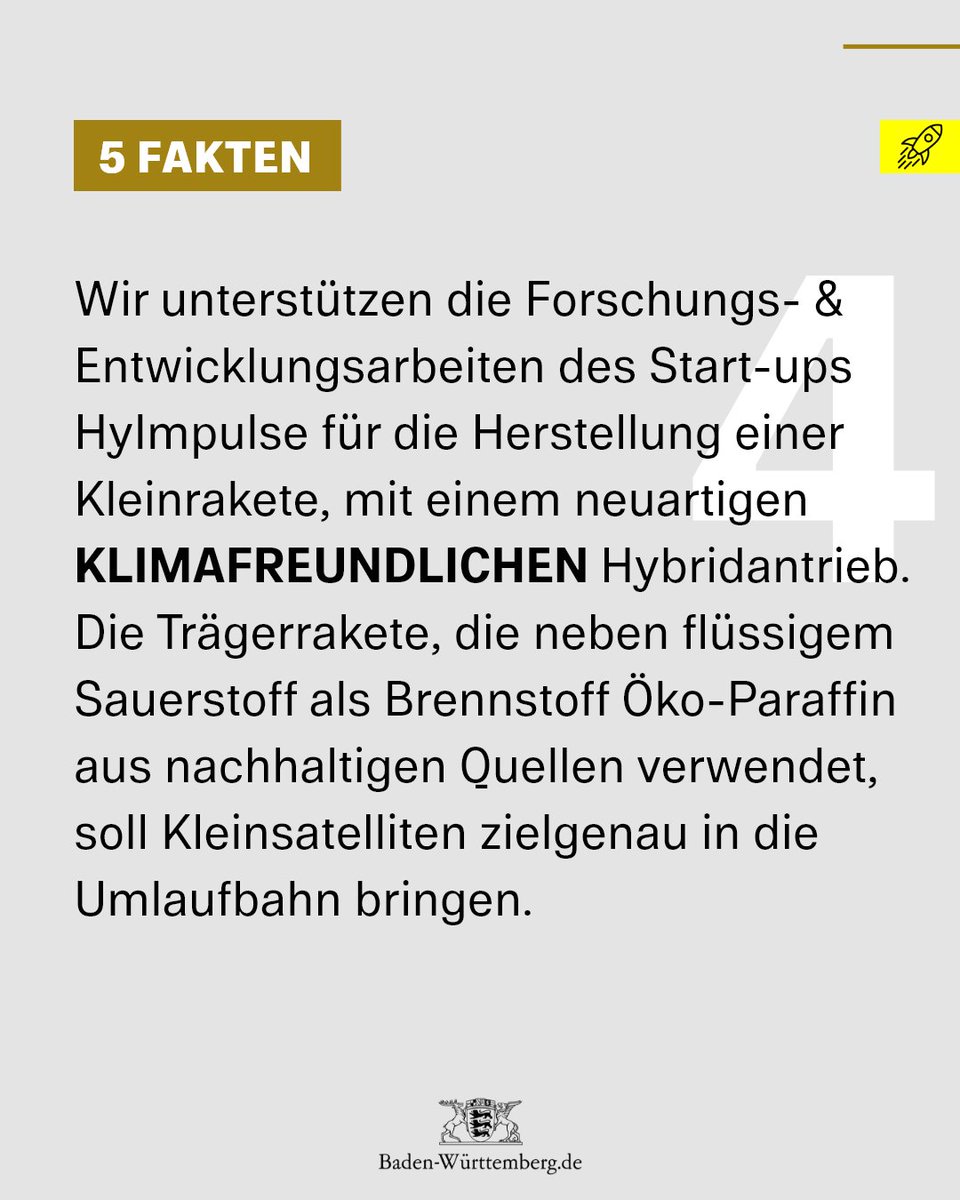 RegierungBW's tweet photo. @WM_BW @mwk__bw @WinneHermann Schon mal gehört - Green Space❓
#aerospaceLÄND #SpotlightBW #5FaktenBW 3/3 https://t.co/Sz063uOCtT
