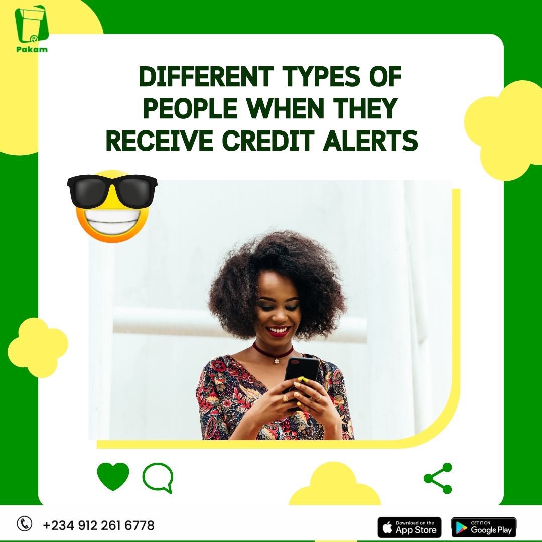 pakamnigeria's tweet image. It’s credit alert week !!
Which one are you ?
Are you part of those receiving an alert from pakam?
.
.
.
#recycle #pakam #creditalert #lagos #alertweekend #payday #lagosrecycle