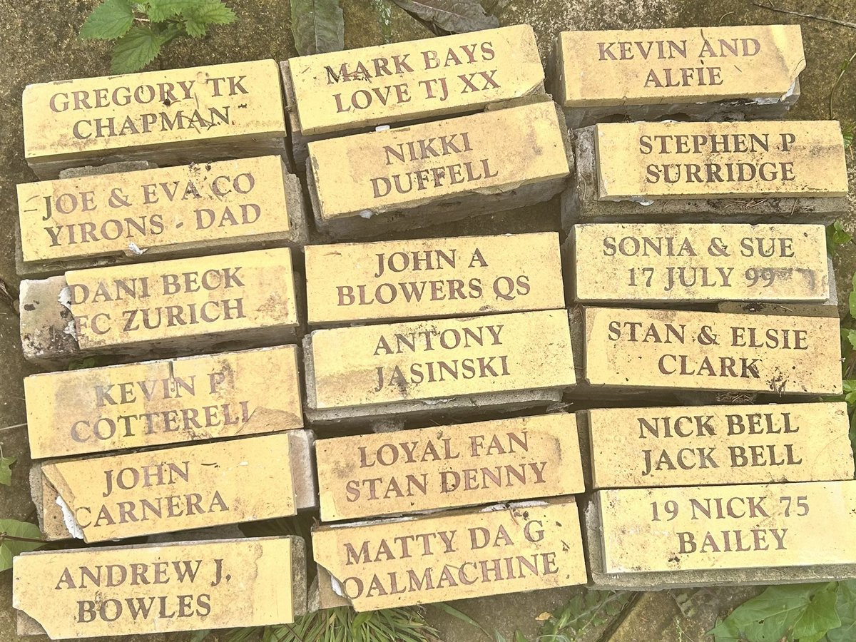 JonjoHeuerman's tweet image. Ok Hammers fans get sharing ⚒️

I’m going to post batches of the remaining Boleyn Bricks it’s my last effort to find the original owners.  These bricks are precious keepsakes that the owners may not even know survived the demolition of Upton Park

RT

#boleynbricks #uptonpark