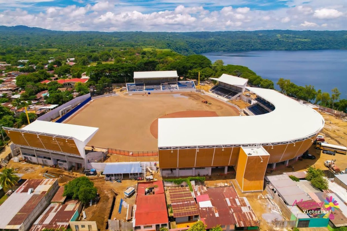 ⚾ Ya casi está terminado el nuevo estadio Roberto Clemente de Masaya 🥹🤩 #PLOMO19 #Nicaragua