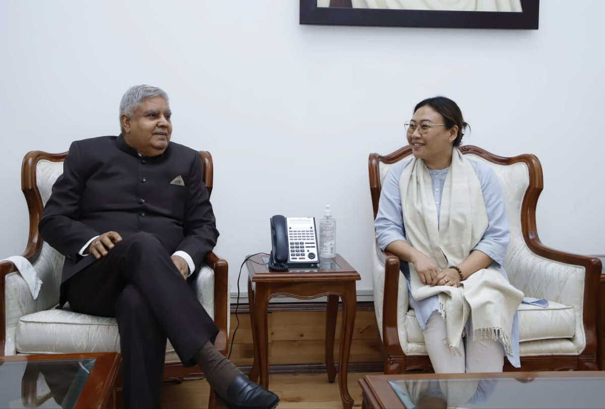 SPhangnon's tweet photo. What a week it has been! Fulfilling and surreal. For someone from an obscure part of the country to get an opportunity to serve the nation in the world's largest political party is an honor. To be elected as the first Naga woman Rajya Sabha MP, to be nominated as the first Vice-Chairperson from the Northeast to the Rajya Sabha and to be the first woman from the Northeast to preside over the House's proceedings - simply overwhelming. I am penning this down so that I may be able to inspire young girls or anyone for that matter who aims to venture into public service. All these wouldn't have been possible without the foresight and visionary leadership of Hon'ble PM Shri @narendramodi Ji under whom the tribals of the country have begun to contribute to the nation on a larger scale. I would also like to thank Hon'ble Vice-President and Chairman of the Rajya Sabha, Shri Jagdeep Dhankhar Ji, whose wisdom and guidance have been crucial in steering me on the right path. Last but not the least, my profound gratitude to each and everyone of you for your love, support and encouragement. I hope you will all continue to be with me in my journey of service to the nation. The journey has just begun. 
@AmitShah @JPNadda @blsanthosh @VanathiBJP