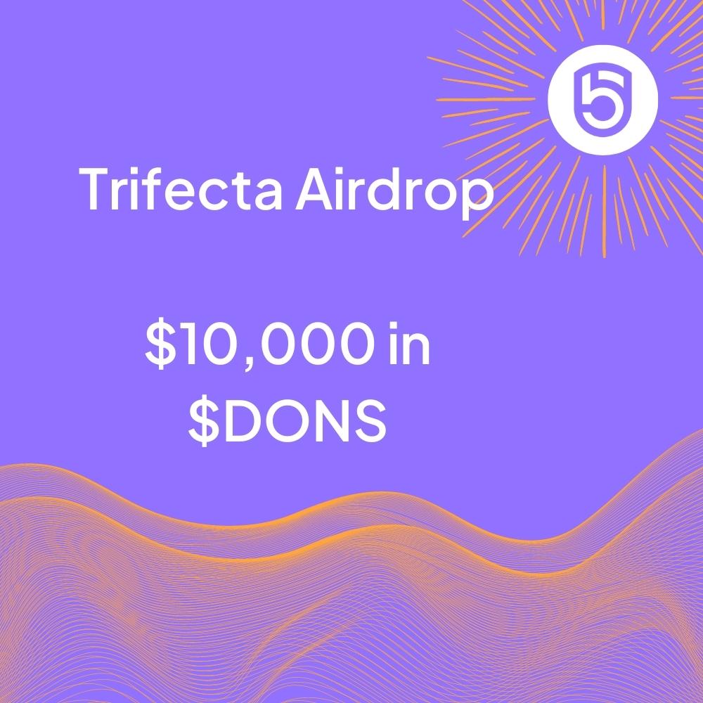 🔥 Who's going share the $10000 in $DONS? <a href="/TheDonsCoin/">The DONS</a> 🔥

Well, the points for the Trifecta Airdrop are now LIVE on our Telegram channel! 👀

Head over there to check where you stand on the list, and remember you still have until the end of July to earn points by trading on Bit5