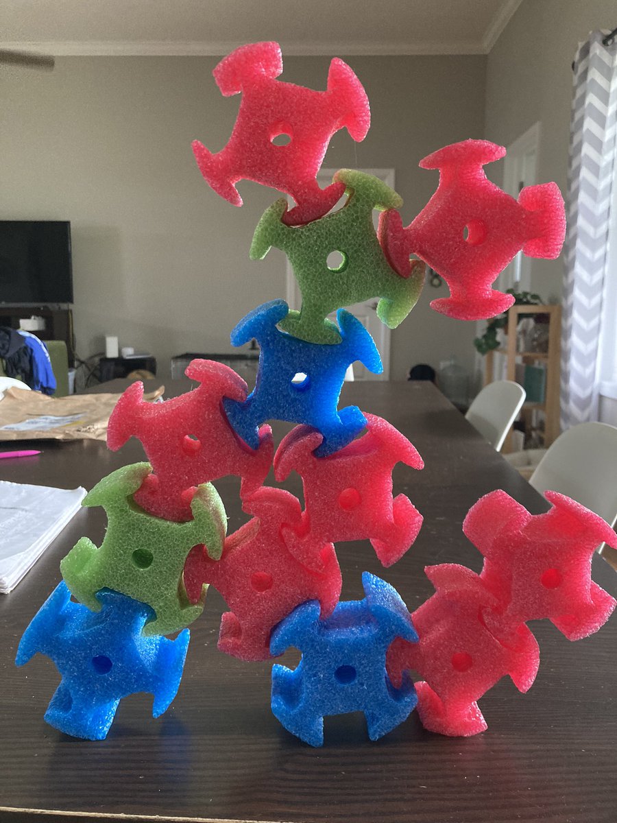 I’m super intrigued by the shape of these pool noodles! They can link together! My brain is bursting with games for #PhysEd. Sliced some up &amp; they sorta look like little spaceships  or maybe Star Wars <a href="/physedreview/">Phys.Ed.Review</a> ? 😜