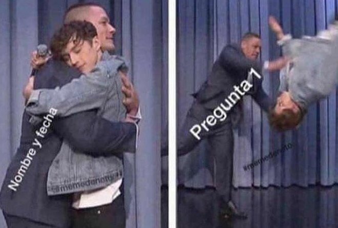 Yo en los exámenes: