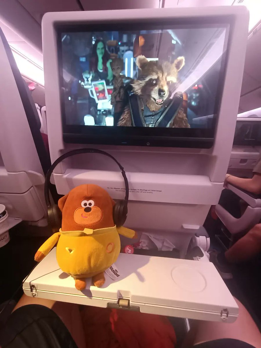 1stMatchborough's tweet photo. So our Squirrels young leader is currently in South Korea with @unit86wsj2023 for the World Scout Jamboree &amp; he's taken our Squirrel's mascot @HEYDUGGEE  along with him - looks like Duggee had a good flight and a nice night in a hotel in Seoul #skillsforlife #23WSJ https://t.co/4OSax0ZDrP
