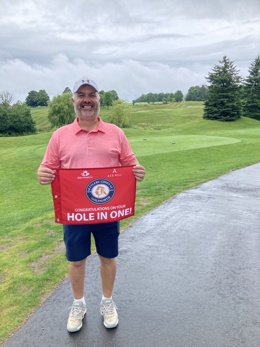 Congrats to SG member Trevor. Hole-in-One on #11 #golds #160 #7iron #welldone