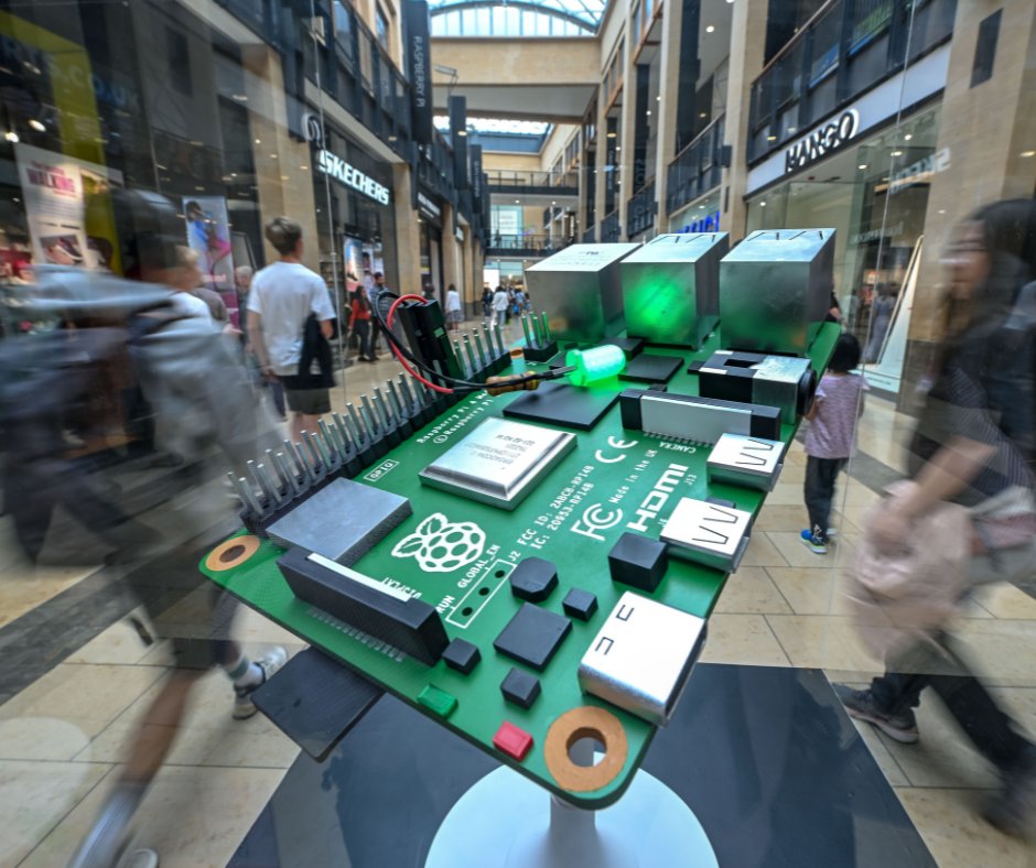 Grand_arcade (@grand_arcade) on Twitter photo Have you seen our giant <a href="/Raspberry_Pi/">Raspberry Pi</a> model?
Join our #GrandDiscoveries exhibition to learn more about #Cambridge 's role in past and present breakthroughs in #science and #technology.
Until 24th Sept at Grand Arcade #Cambridge
#RaspberryPi #GiantSculptures #ScienceEvent #STEM Have you seen our giant <a href="/Raspberry_Pi/">Raspberry Pi</a> model?
Join our #GrandDiscoveries exhibition to learn more about #Cambridge 's role in past and present breakthroughs in #science and #technology.
Until 24th Sept at Grand Arcade #Cambridge
#RaspberryPi #GiantSculptures #ScienceEvent #STEM