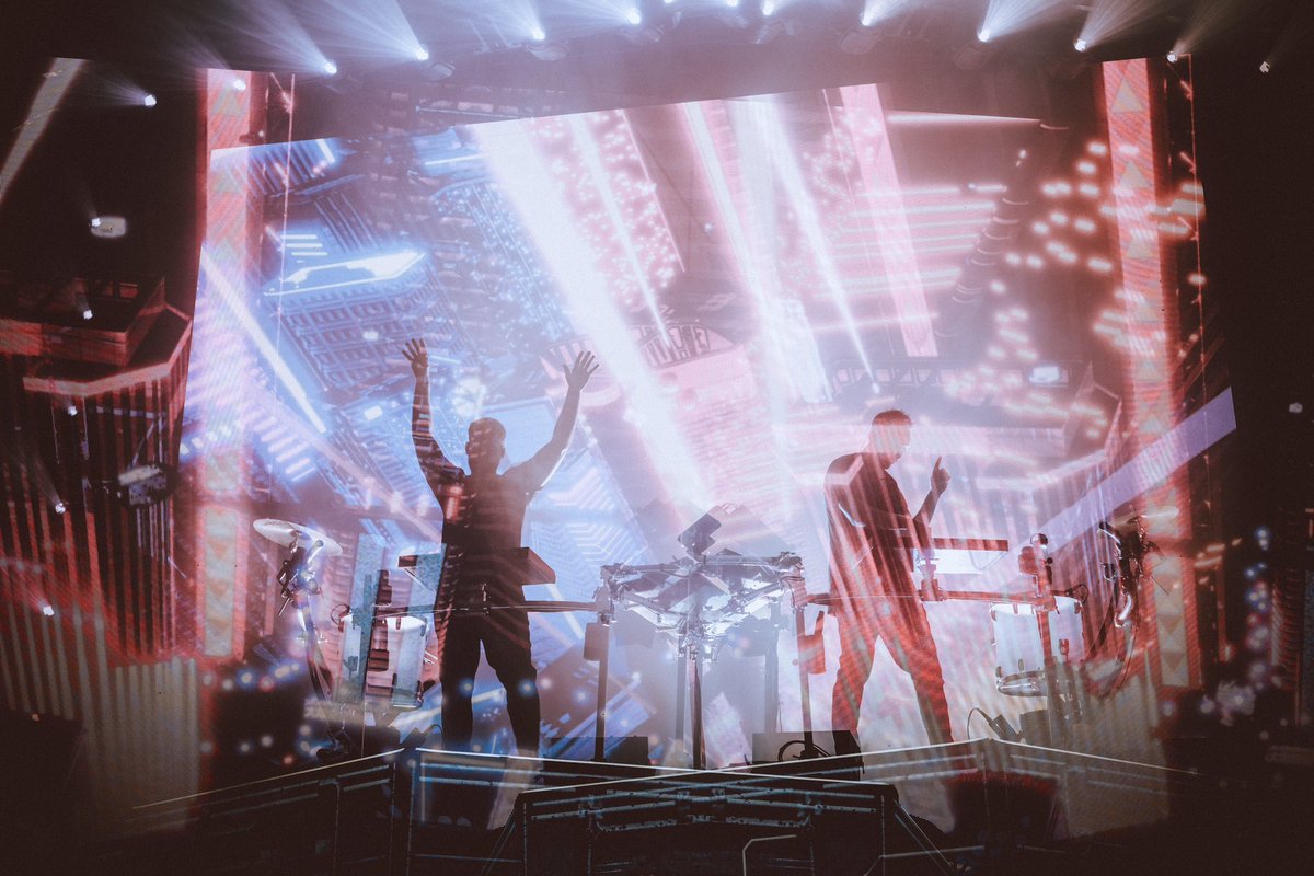 odesza's tweet image. We debuted The Last Goodbye live show one year ago today. Thank you for all the love and support!