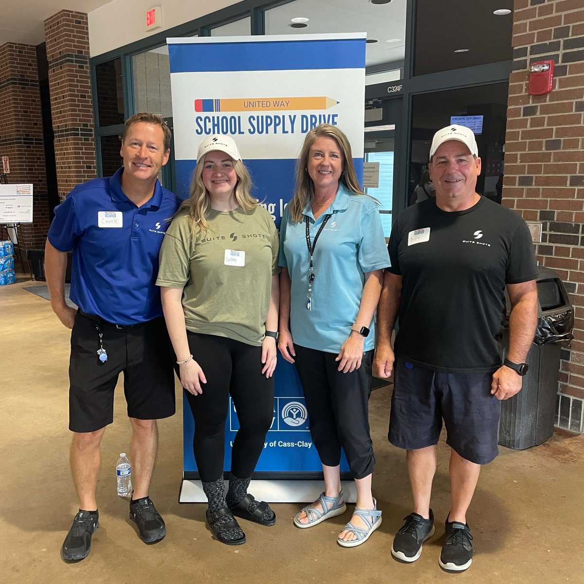 A big shoutout to our team who generously gave their time & effort to volunteer at the @UnitedWayFargo School Supply Drive. Together, we're making a difference, one backpack at a time! 
•
#Community #SchoolSupplyDrive #SuiteShots