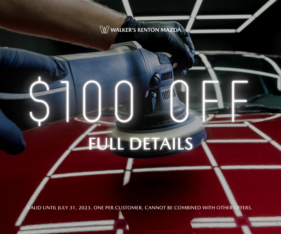 rentonmazda's tweet image. It's time to give your car the royal treatment it deserves - save $100 on full car details today! 🧼✨ Shine on with this amazing deal and you won't be disappointed! Expires 7/31/23.

Call or go online to schedule today!

#savemoney #cargoodies #mazda #savings🚗