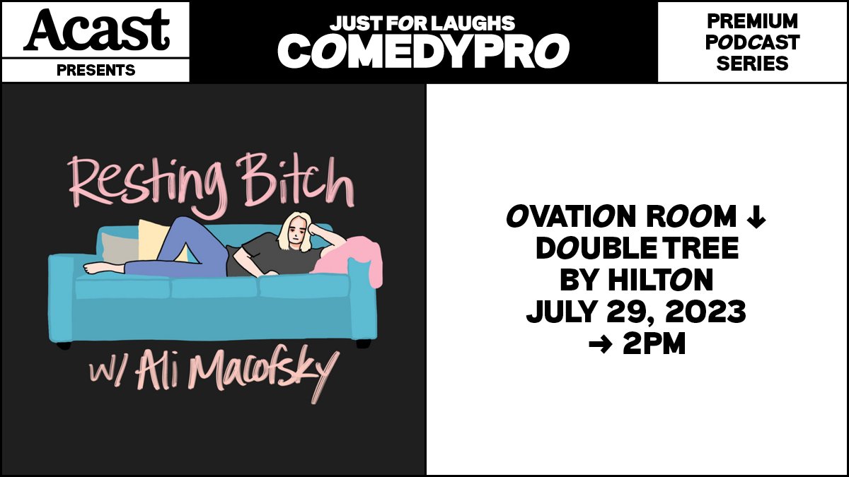 ✨ ComedyPRO Day 4 Daytime ☀️ activities ✨ (Pt. 2)

Last day ‼️Do Not Miss ‼️

* Faith In Comedy : In Conversation with Ramy Youssef *

* Resting Bitch With Ali Macofsky *