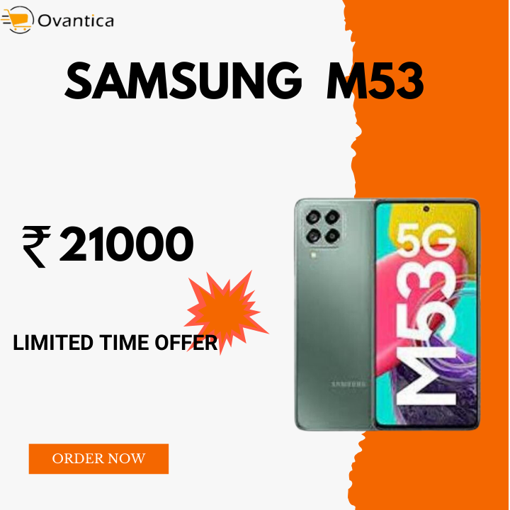 Ovantica1's tweet photo. Samsung M53 - Powerful Version of Samsung M Series ! https://t.co/2gP22KLu4u