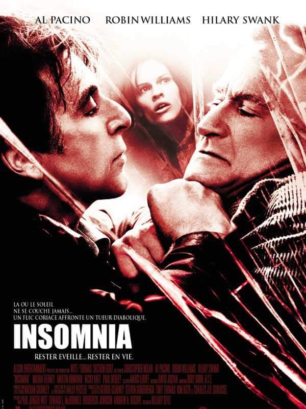 CathyGuisse's tweet photo. Insomnia film de Christopher Nolan de 2002 avec Al Pacino, Robin Williams Hillary Swank
#AlPacino #RobinWillams #HillarySwank #ChristopherNolan #Insomnia
⭐⭐⭐⭐⭐ https://t.co/ipaoyJRnGD