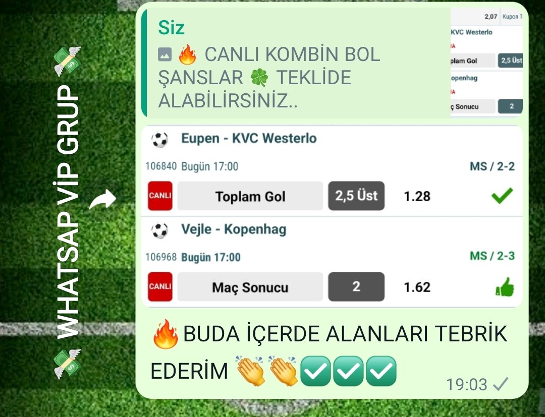 KaleTahminler's tweet photo. 🔥 SEZONA FIRTINA GİBİ BİR BAŞLANGIÇ 💸💸
#futbol #iddaa #canlımaçizle #tahmin #tahminler #bahis #maç #beşiktaş #fenerbahçe #Galatasaray #türkiye #istanbul #iddaatahminleri #Nesin #bilyoner #tuttur #misli #keşfetteyiz #keşfetedüş #keşfette #reels https://t.co/CiL5mDSQcz