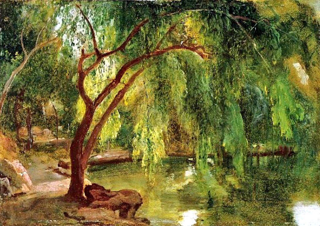 Letnapark's tweet photo. ABENDGRUß! 💙💛

Fürchte Dich nicht vor den Dummen, 
die nichts wissen,
sondern vor den Schlauen, 
die nichts fühlen.
Erich #Kästner

[Carl #Blechen, 29.7.1798; Im Tiergarten, 1825] https://t.co/FJT8tBFaEG