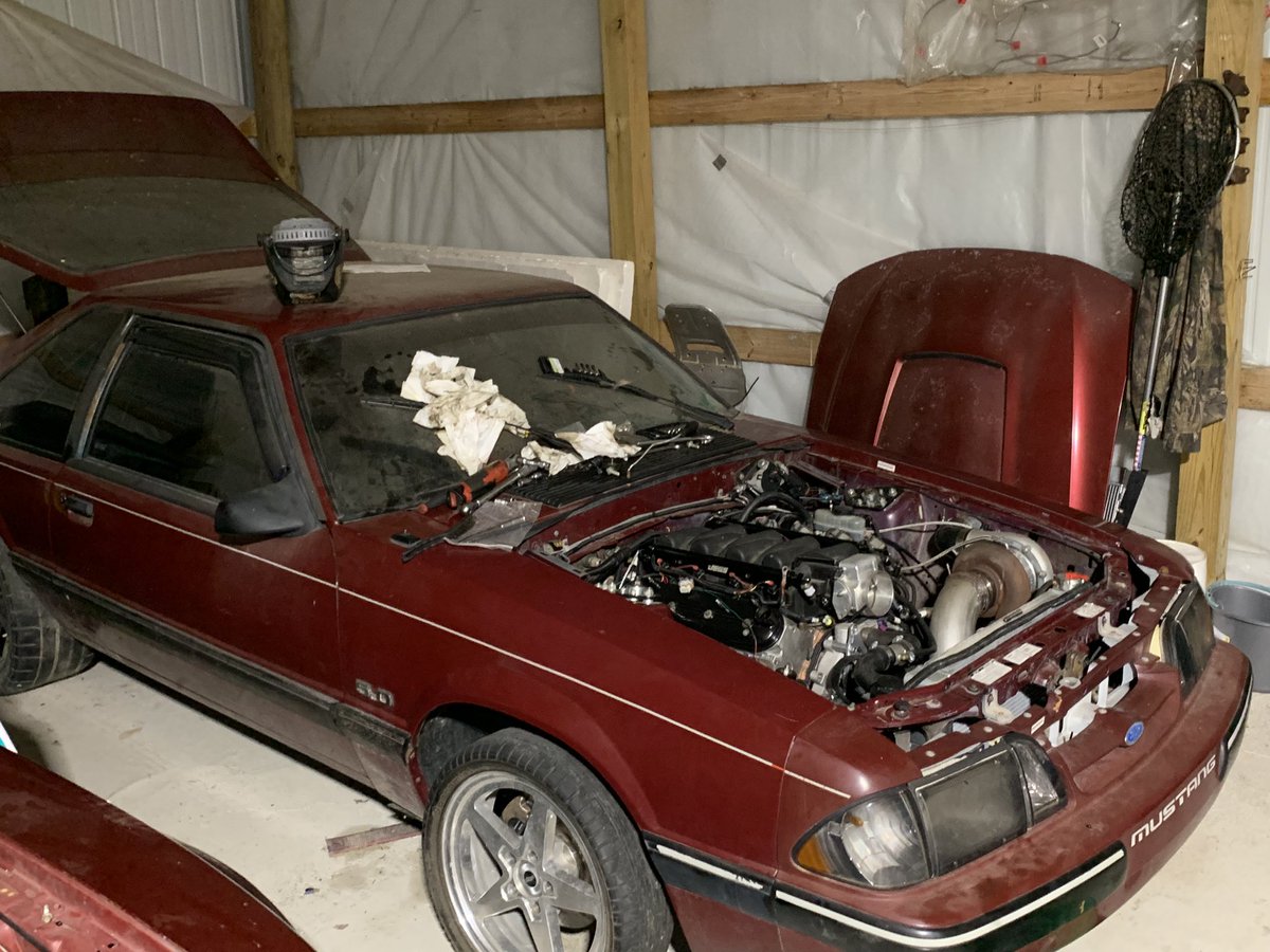 markrmaynard's tweet photo. Enjoyed visiting with my buddy Sammy Maynard and seeing his Mustang collection. He had a near death experience when he fell off a ladder and l was glad to see he was doing so well. https://t.co/JdGJxnVozZ