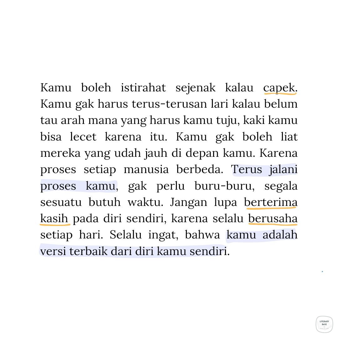 literarybase's tweet photo. Karya | terima kasih karena sudah selalu berusaha. https://t.co/An3ZOiQ7n1