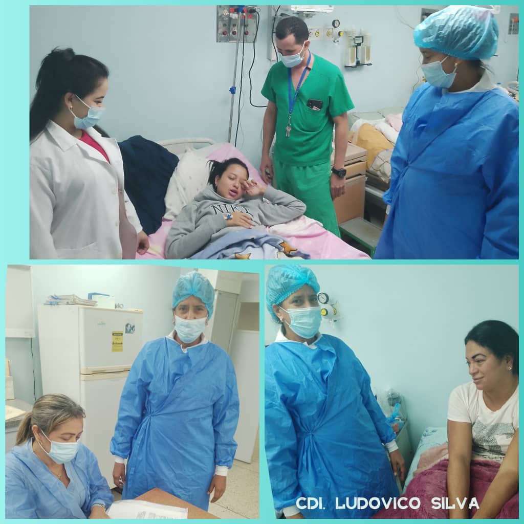 cubacooperaven's tweet photo. Entrega del turno de guardia y pase de visita , en  los servicios de terapia y hospitalización CDI Ludovico Silva. #DistritoCapital. 
#CubaPorLaVida #CubaCoopera https://t.co/Ar3oTg7jpb